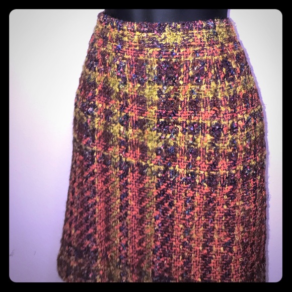 Bazaar de Christian Lacroix Tweed Skirt - Picture 1 of 5